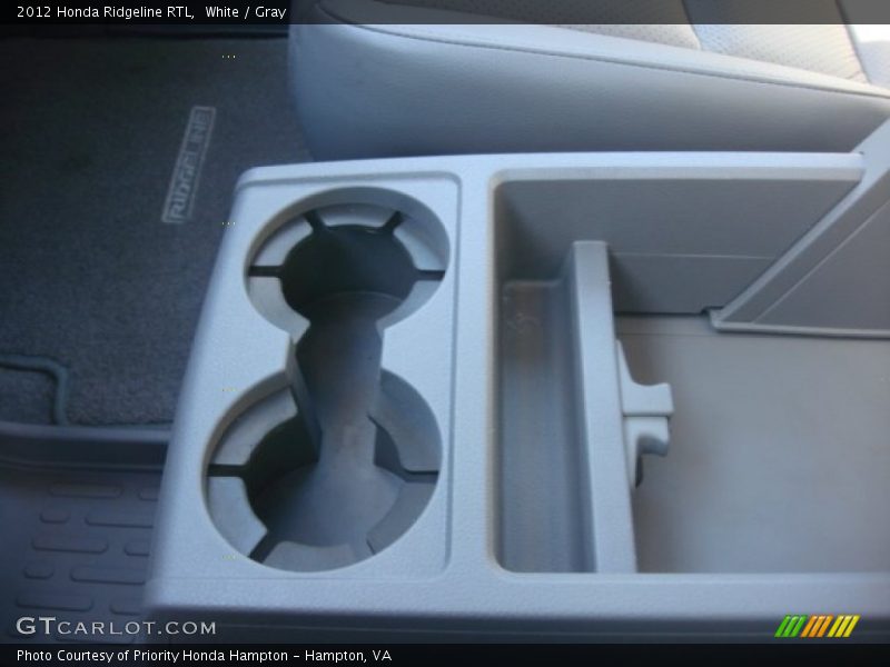White / Gray 2012 Honda Ridgeline RTL