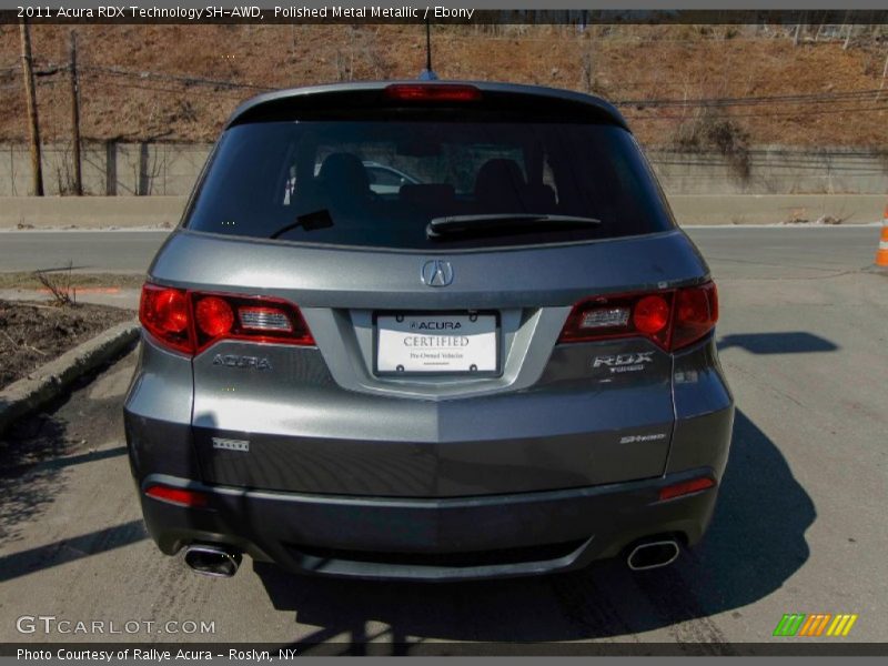Polished Metal Metallic / Ebony 2011 Acura RDX Technology SH-AWD
