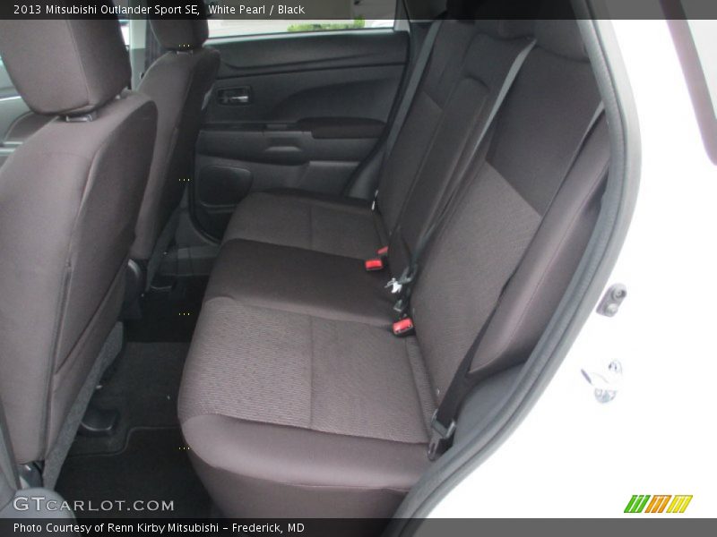 Rear Seat of 2013 Outlander Sport SE