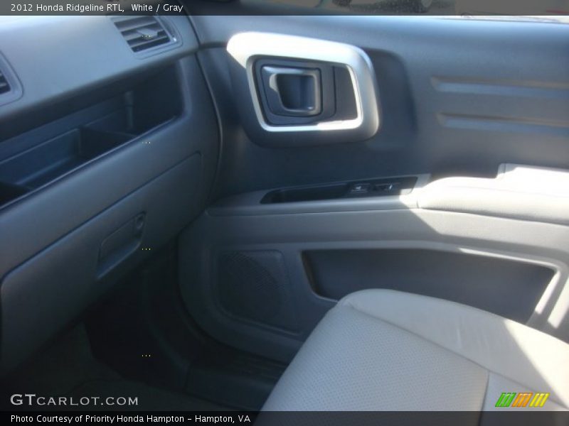 White / Gray 2012 Honda Ridgeline RTL