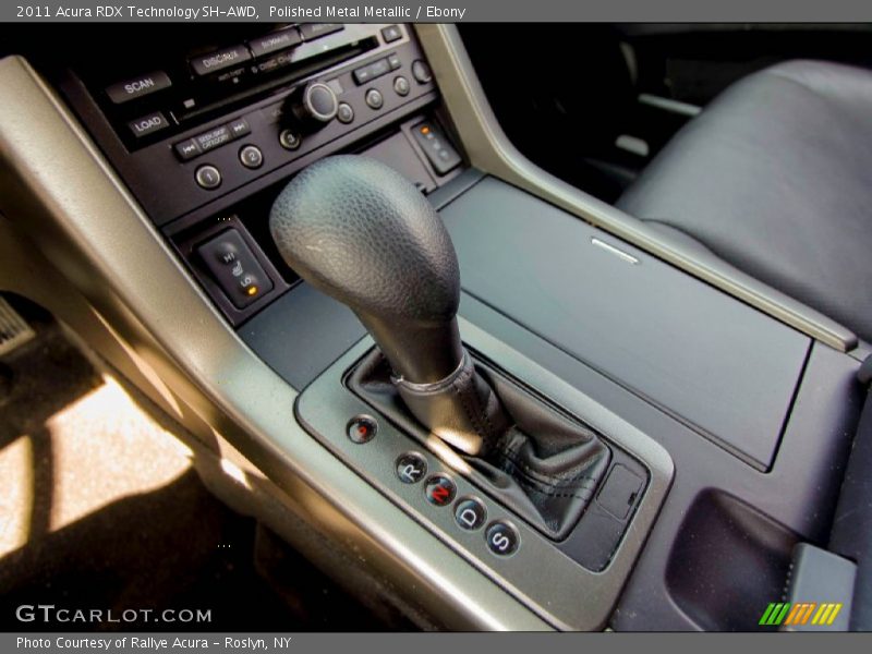 Polished Metal Metallic / Ebony 2011 Acura RDX Technology SH-AWD