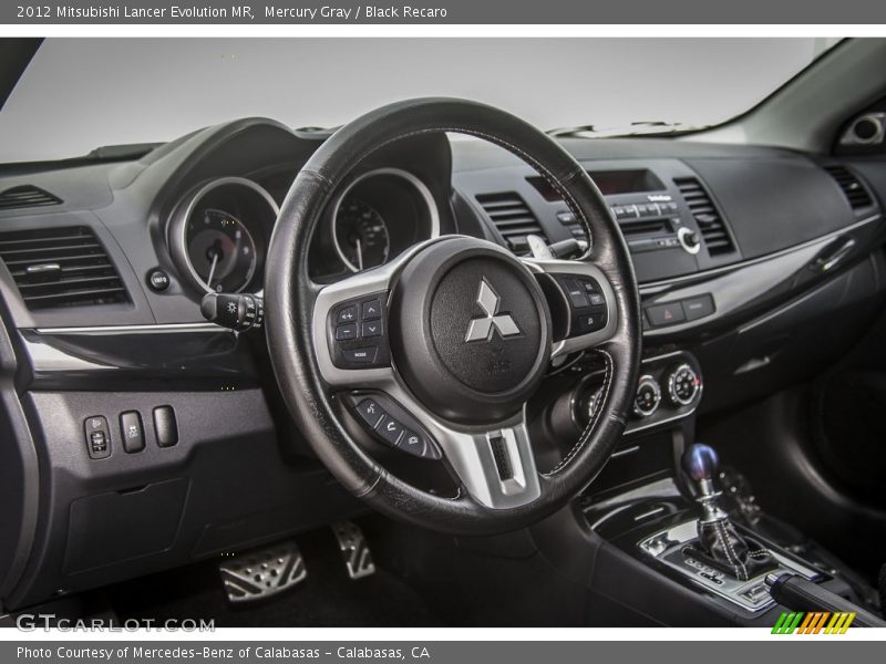 Dashboard of 2012 Lancer Evolution MR