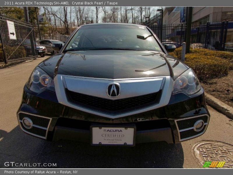 Crystal Black Pearl / Taupe 2011 Acura RDX Technology SH-AWD