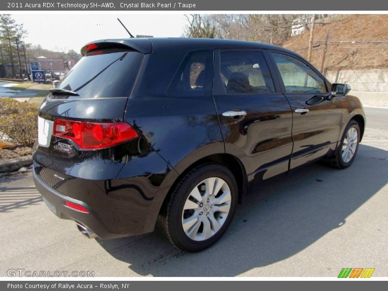 Crystal Black Pearl / Taupe 2011 Acura RDX Technology SH-AWD