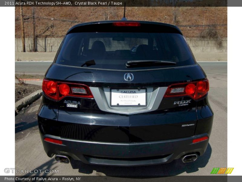 Crystal Black Pearl / Taupe 2011 Acura RDX Technology SH-AWD