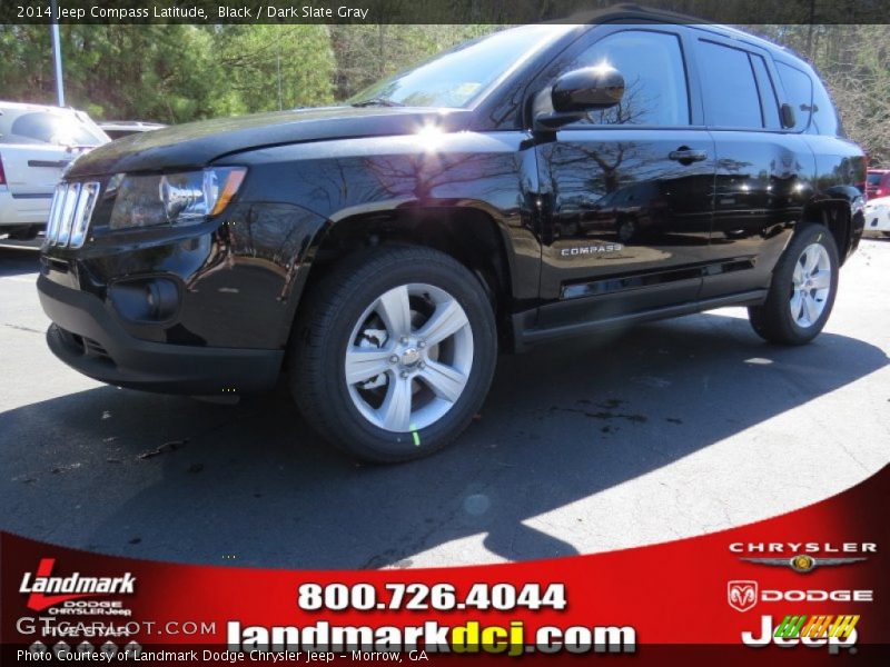 Black / Dark Slate Gray 2014 Jeep Compass Latitude