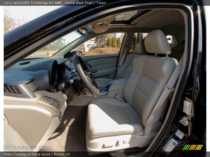 Crystal Black Pearl / Taupe 2011 Acura RDX Technology SH-AWD