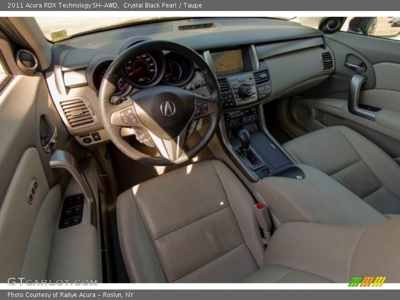 Crystal Black Pearl / Taupe 2011 Acura RDX Technology SH-AWD