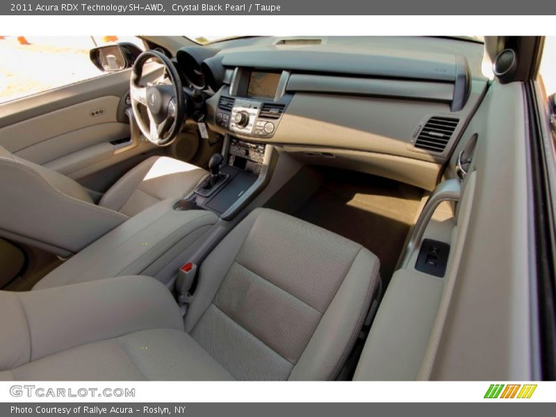 Crystal Black Pearl / Taupe 2011 Acura RDX Technology SH-AWD