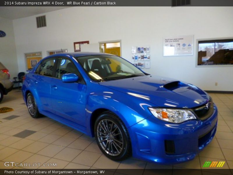 WR Blue Pearl / Carbon Black 2014 Subaru Impreza WRX 4 Door