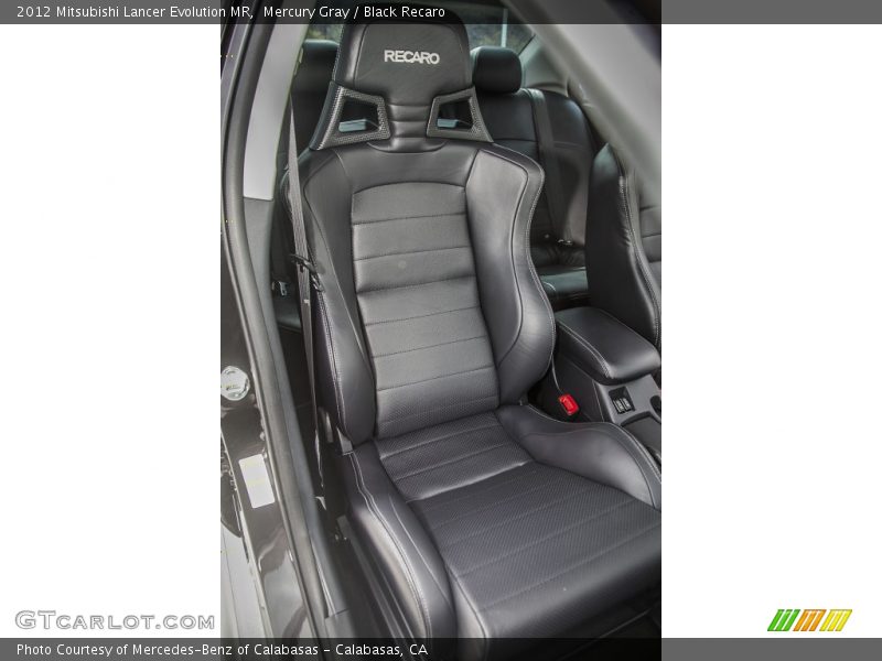 Front Seat of 2012 Lancer Evolution MR