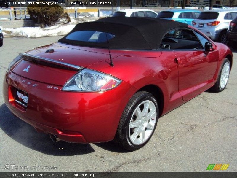 Rave Red / Dark Charcoal 2008 Mitsubishi Eclipse Spyder GT