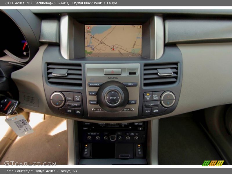 Crystal Black Pearl / Taupe 2011 Acura RDX Technology SH-AWD