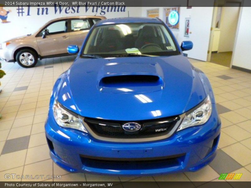 WR Blue Pearl / Carbon Black 2014 Subaru Impreza WRX 4 Door