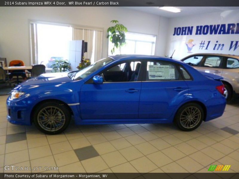 WR Blue Pearl / Carbon Black 2014 Subaru Impreza WRX 4 Door