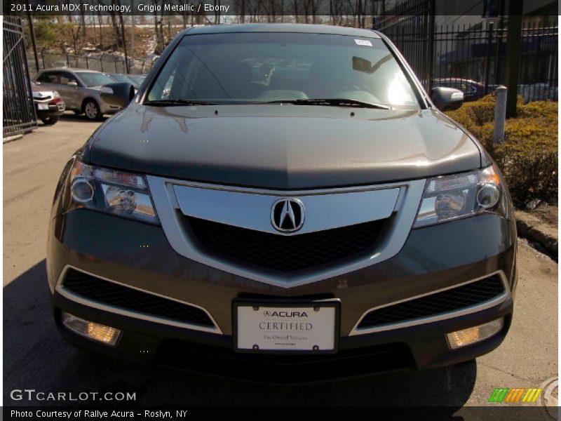 Grigio Metallic / Ebony 2011 Acura MDX Technology