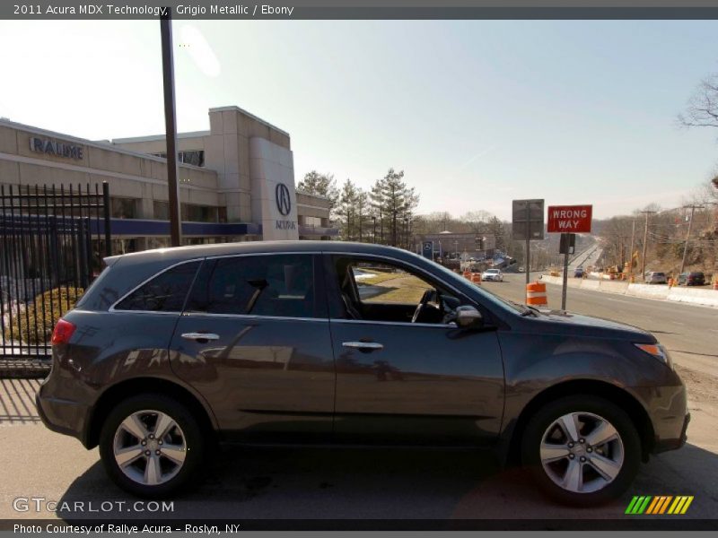 Grigio Metallic / Ebony 2011 Acura MDX Technology