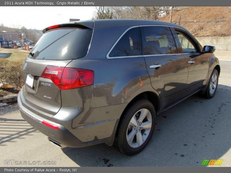 Grigio Metallic / Ebony 2011 Acura MDX Technology