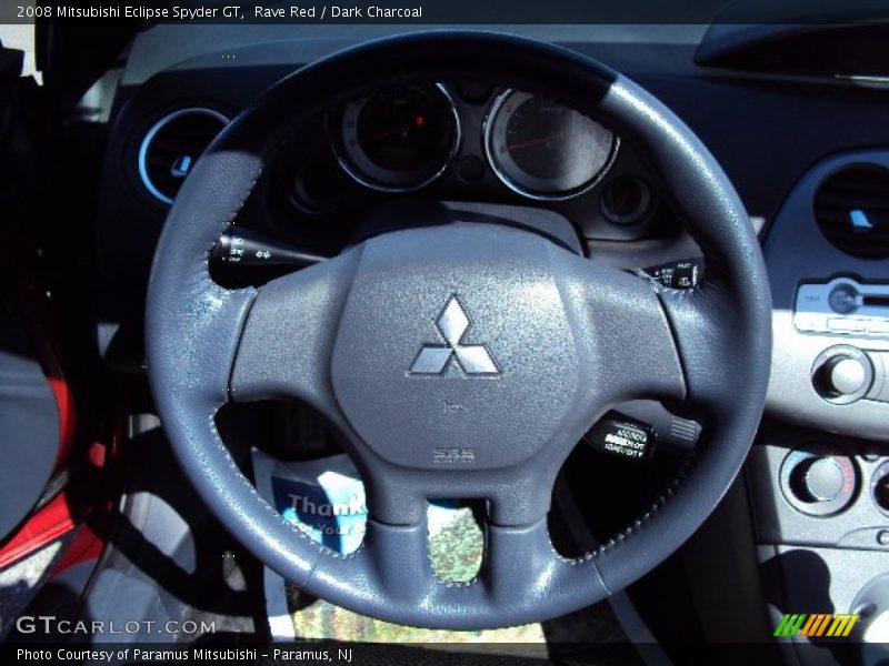Rave Red / Dark Charcoal 2008 Mitsubishi Eclipse Spyder GT