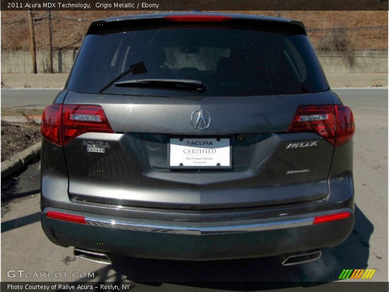 Grigio Metallic / Ebony 2011 Acura MDX Technology