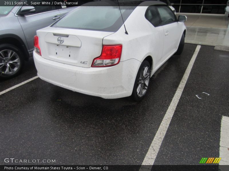 Super White / Dark Charcoal 2011 Scion tC