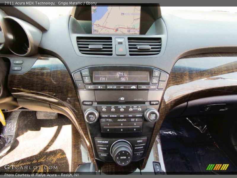 Grigio Metallic / Ebony 2011 Acura MDX Technology