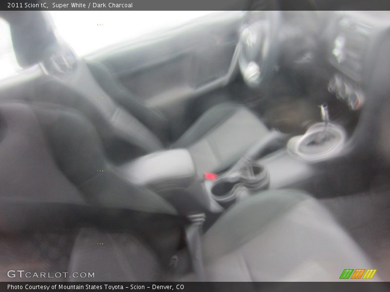 Super White / Dark Charcoal 2011 Scion tC