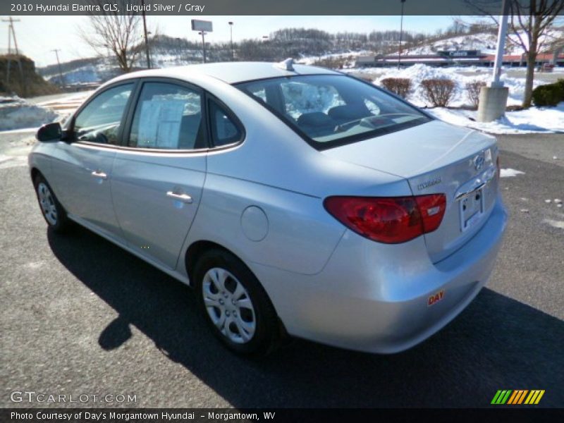 Liquid Silver / Gray 2010 Hyundai Elantra GLS