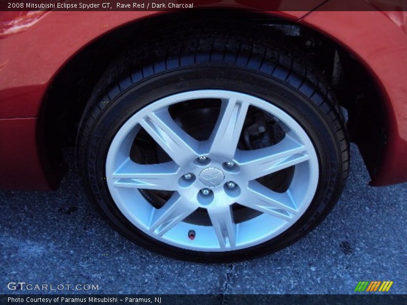 Rave Red / Dark Charcoal 2008 Mitsubishi Eclipse Spyder GT