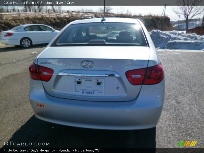 Liquid Silver / Gray 2010 Hyundai Elantra GLS