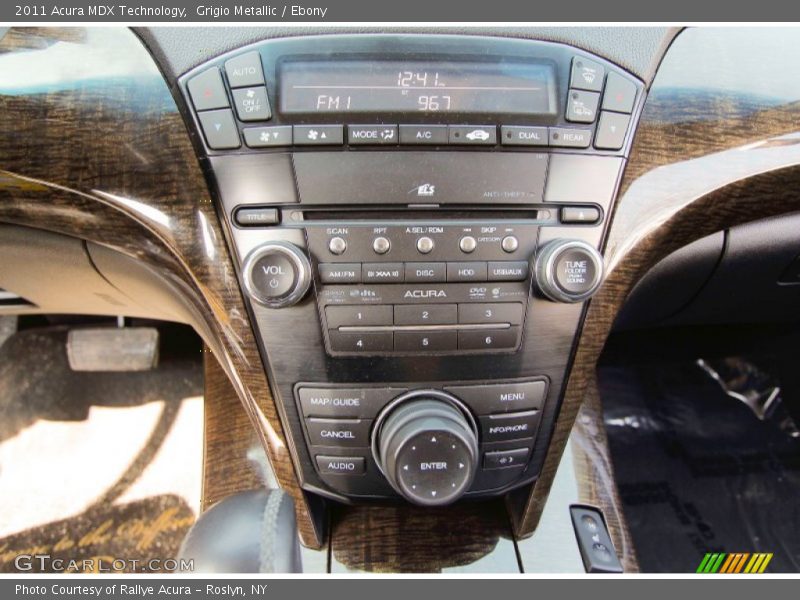 Grigio Metallic / Ebony 2011 Acura MDX Technology