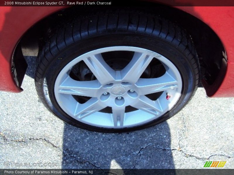 Rave Red / Dark Charcoal 2008 Mitsubishi Eclipse Spyder GT