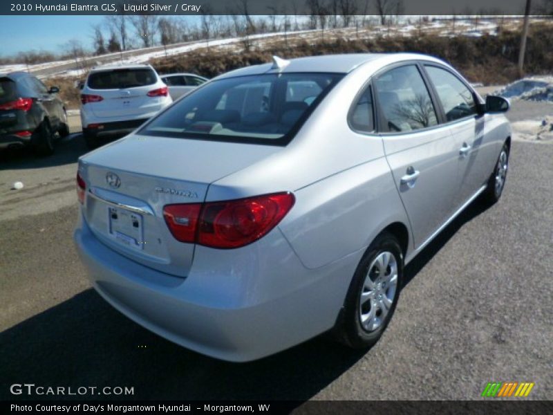 Liquid Silver / Gray 2010 Hyundai Elantra GLS