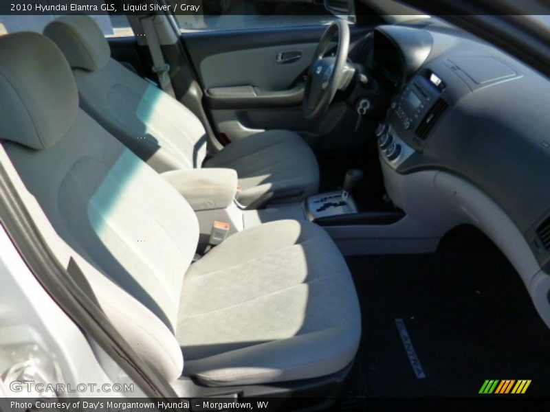 Liquid Silver / Gray 2010 Hyundai Elantra GLS