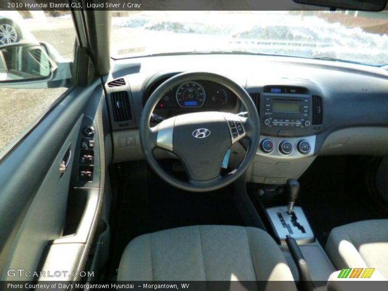 Liquid Silver / Gray 2010 Hyundai Elantra GLS