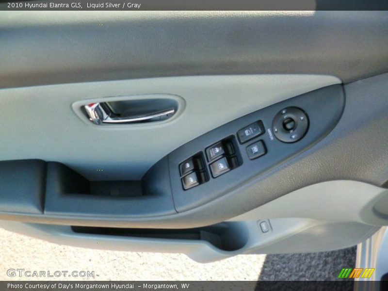 Liquid Silver / Gray 2010 Hyundai Elantra GLS