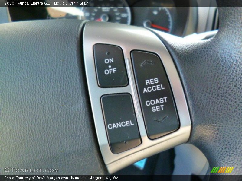 Liquid Silver / Gray 2010 Hyundai Elantra GLS