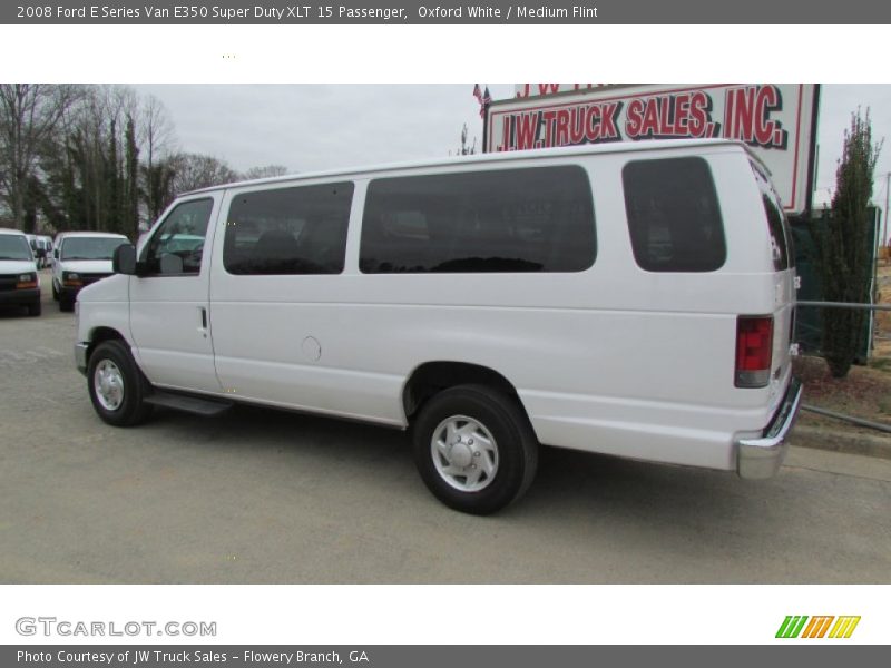 Oxford White / Medium Flint 2008 Ford E Series Van E350 Super Duty XLT 15 Passenger