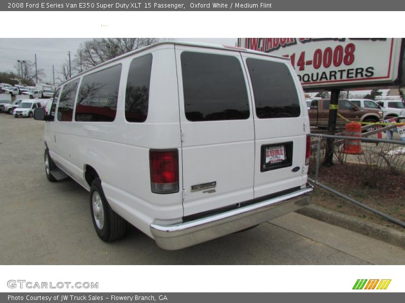 Oxford White / Medium Flint 2008 Ford E Series Van E350 Super Duty XLT 15 Passenger