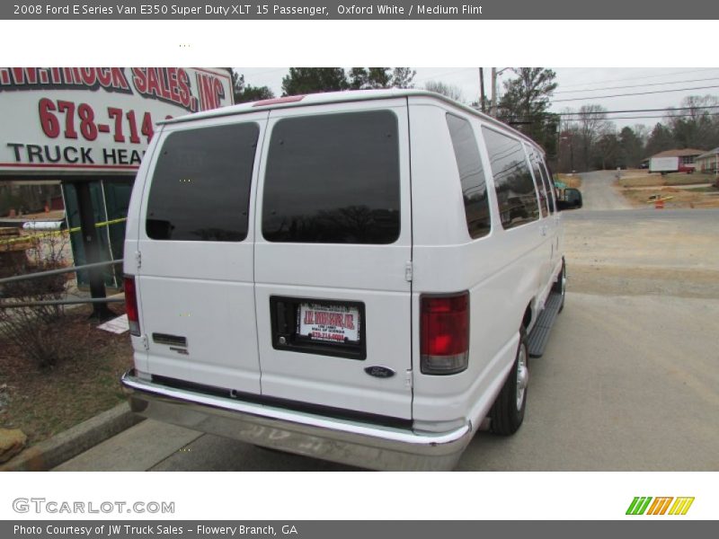 Oxford White / Medium Flint 2008 Ford E Series Van E350 Super Duty XLT 15 Passenger
