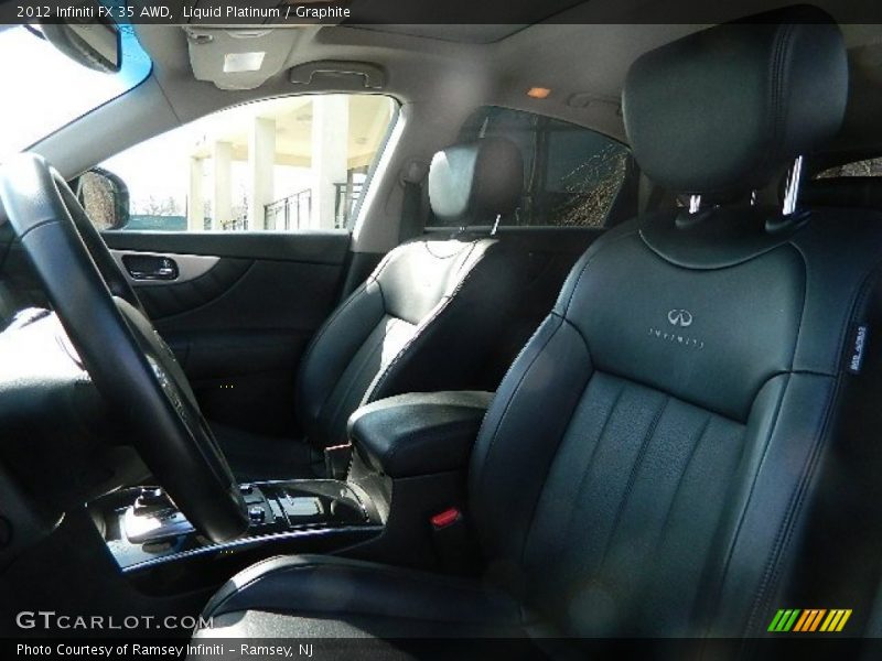 Liquid Platinum / Graphite 2012 Infiniti FX 35 AWD