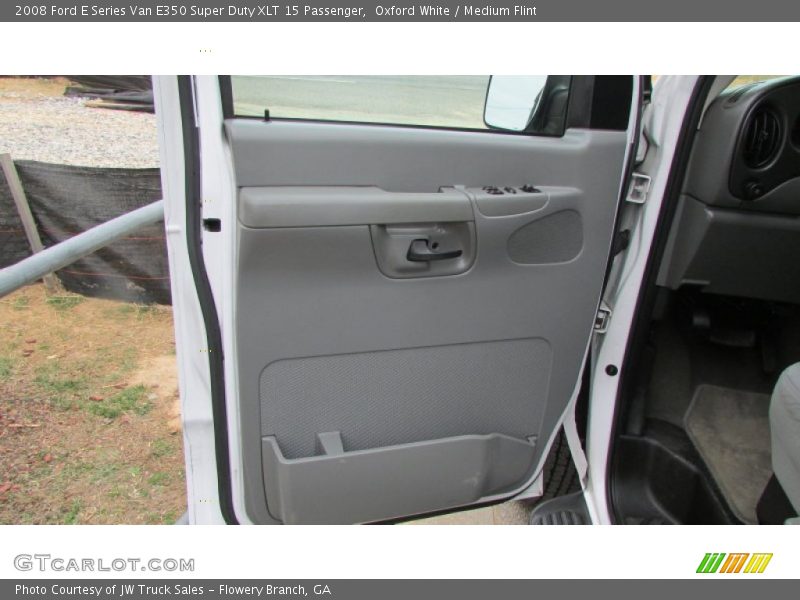 Oxford White / Medium Flint 2008 Ford E Series Van E350 Super Duty XLT 15 Passenger