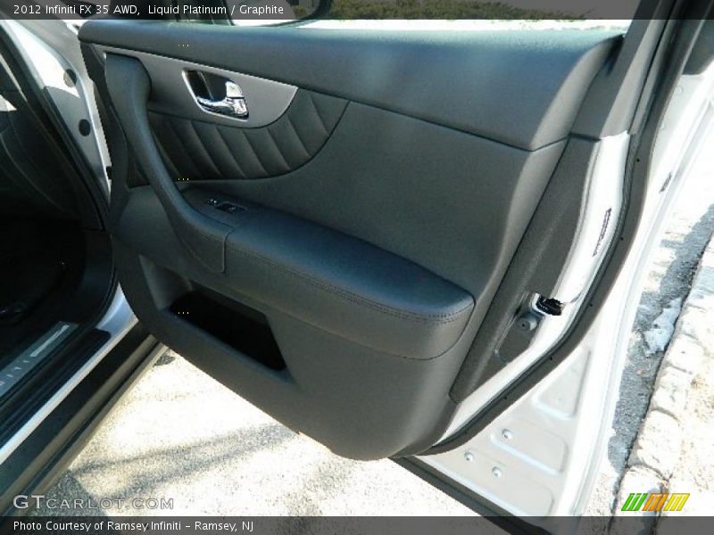 Liquid Platinum / Graphite 2012 Infiniti FX 35 AWD