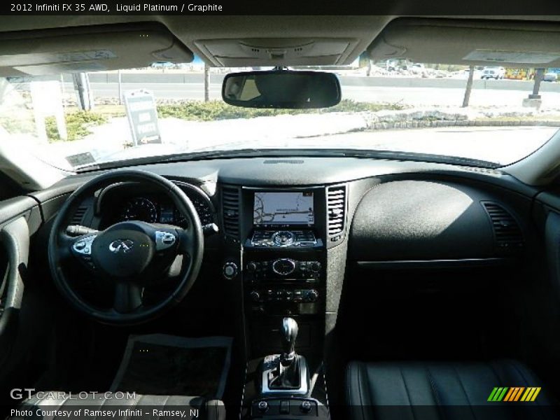 Liquid Platinum / Graphite 2012 Infiniti FX 35 AWD