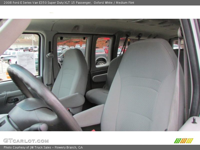 Oxford White / Medium Flint 2008 Ford E Series Van E350 Super Duty XLT 15 Passenger