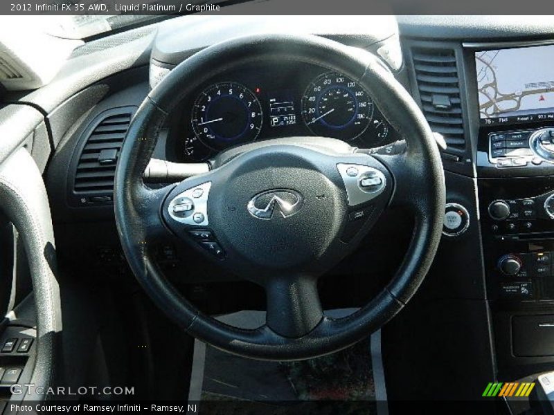 Liquid Platinum / Graphite 2012 Infiniti FX 35 AWD