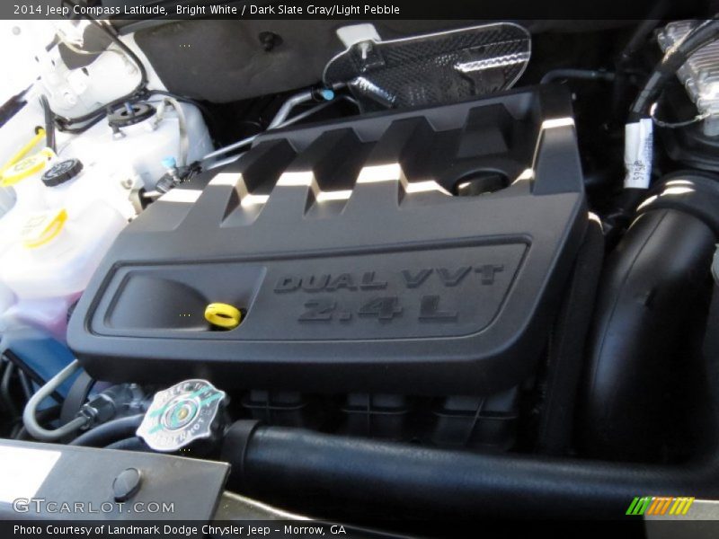 Bright White / Dark Slate Gray/Light Pebble 2014 Jeep Compass Latitude