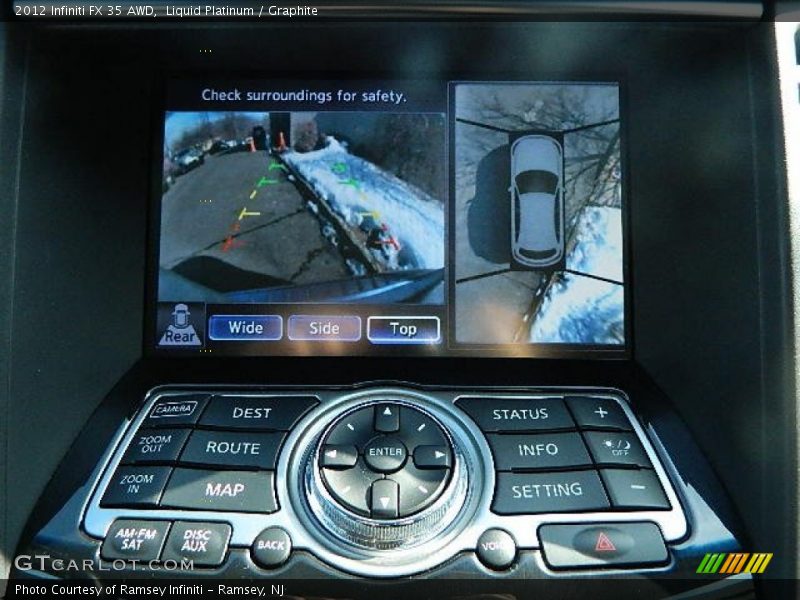 Liquid Platinum / Graphite 2012 Infiniti FX 35 AWD