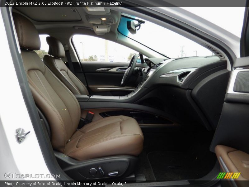 White Platinum / Hazelnut 2013 Lincoln MKZ 2.0L EcoBoost FWD