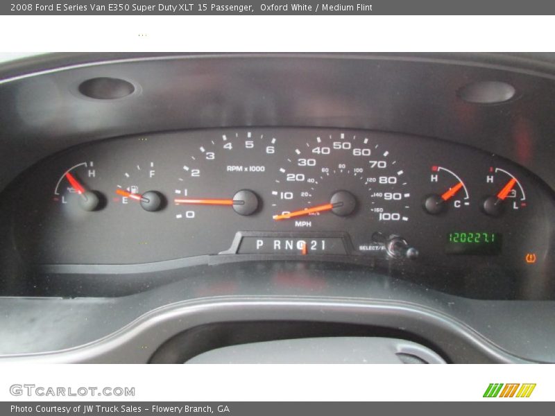 Oxford White / Medium Flint 2008 Ford E Series Van E350 Super Duty XLT 15 Passenger